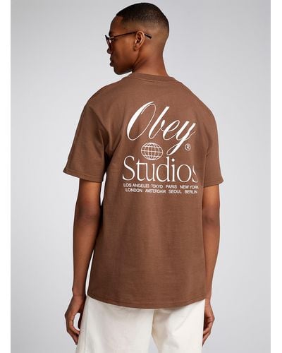 Obey Studios T - Brown