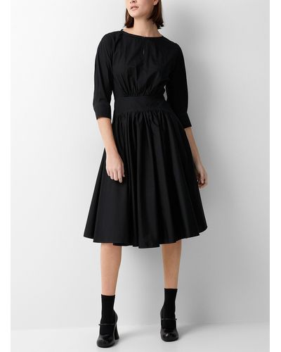 Marni Structured Poplin Dress - Black