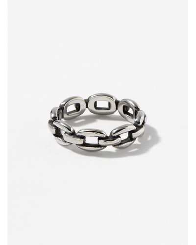 Le 31 Oval Link Chain Ring - White