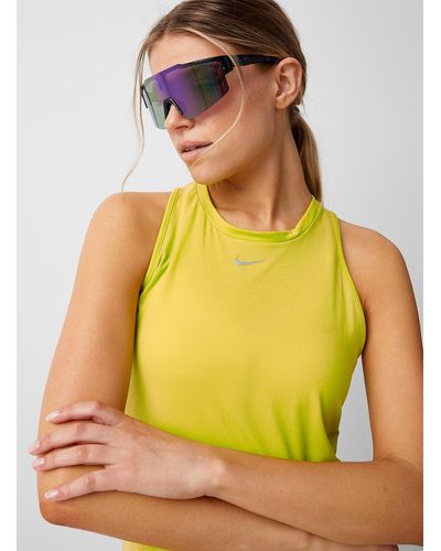 womens yellow nike top