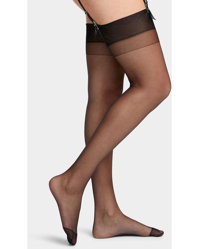 Bluebella Sheer Garter Stay - Black