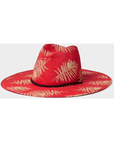 Brixton Aloha Field Sun Hat - Red