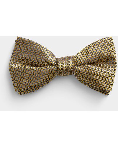 Le 31 Pointed Checkered Jacquard Bow Tie - Multicolour