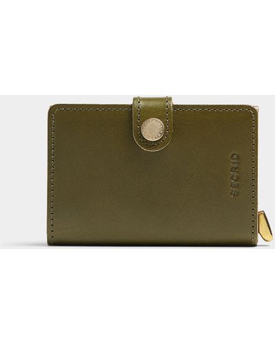 Secrid Olive Green Premium Mini Wallet