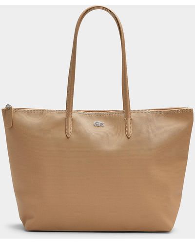 Lacoste Concept Zip Tote - Natural