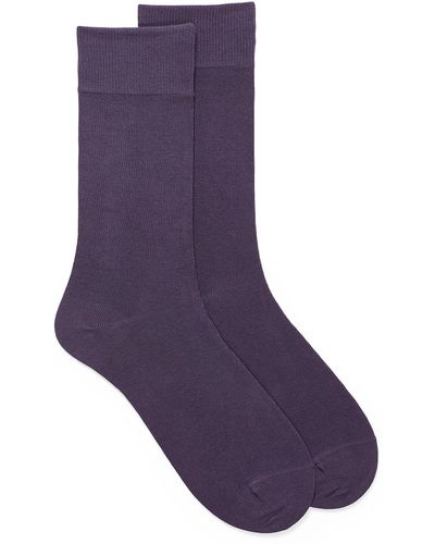 Le 31 Essential Organic Cotton Socks - Purple