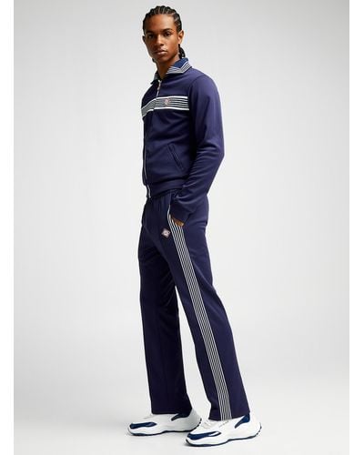 Casablancabrand Track Striped Pant - Blue