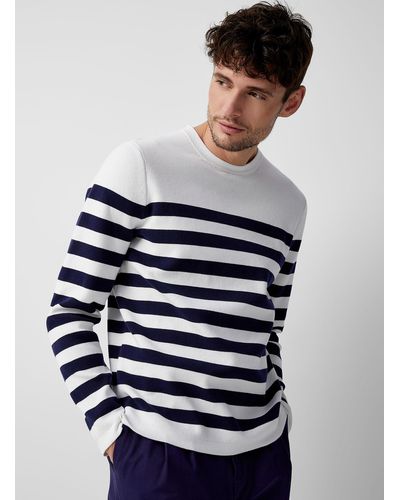 Michael Kors Coastal Stripe Sweater - Blue