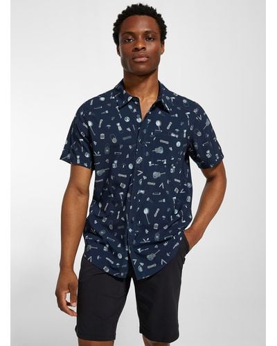 Smartwool Survival Kit Icon Stretch Shirt - Blue