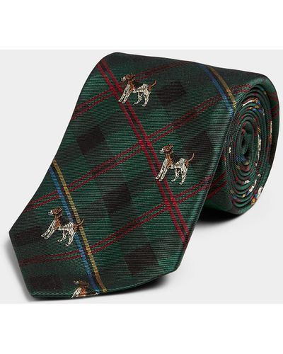 Polo Ralph Lauren Heritage Plaid Beagle Tie - Green