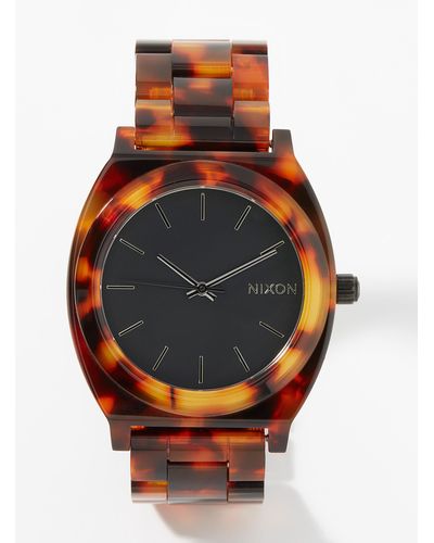 Nixon Time Teller Tortoiseshell Watch - Multicolor