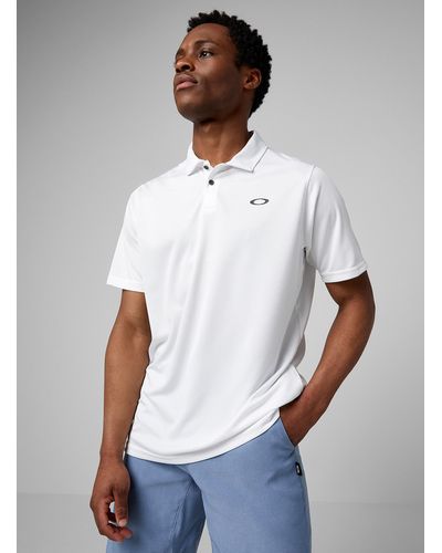 Oakley Icon Tn Protect Rc Golf Polo - White