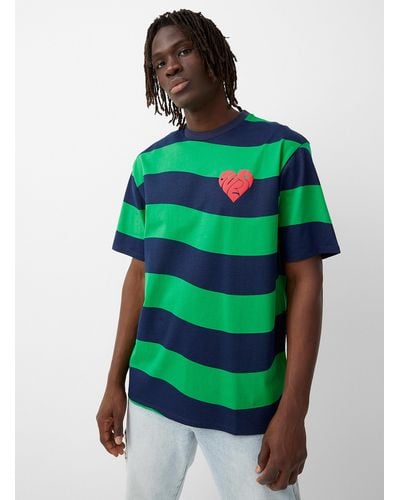guess shirt green