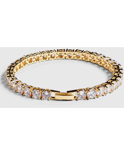 DRAE Shimmering Crystals Tennis Bracelet - Metallic