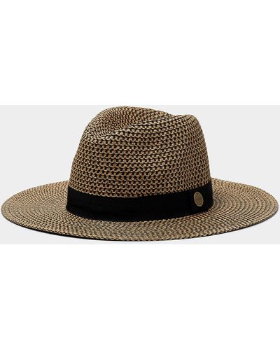 Rip Curl Straw Panama Hat - Brown
