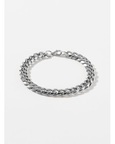 Le 31 Minimalist Cuban Chain Bracelet - Metallic