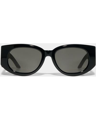 Casablancabrand Memphis Wavy Temples Sunglasses - Black