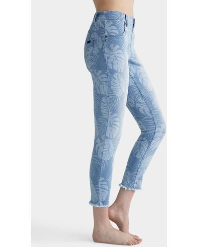 Hue Tropical Faded Fitted jegging - Grey