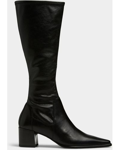 Vagabond Shoemakers Giselle Soft Leather Knee - Black