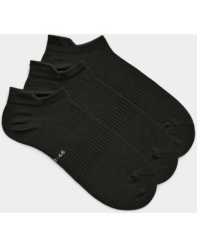 I.FIV5 Piqué Knit Multisport Socks Set Of 3 - Black