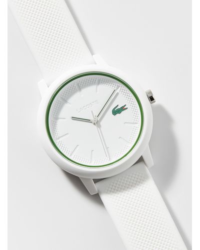 Lacoste Solid Silicone Band Watch - Gray