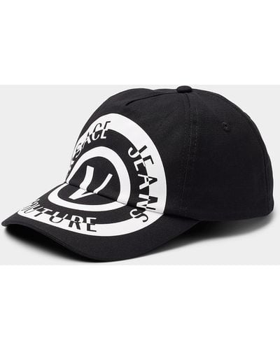 Versace Oversized Emblem Cap - Black
