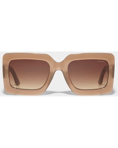 Komono Lana Square Sunglasses - Brown