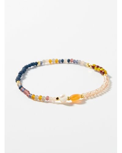 Le 31 Gemstone And Freshwater Pearl Bracelet - Multicolor