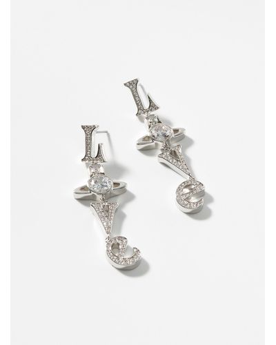Vivienne Westwood Roderica Long Earrings - White