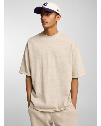 Le 31 Faded Jersey Oversized T - Natural