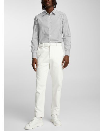 Officine Generale Oswald Belted Chino Pant - White