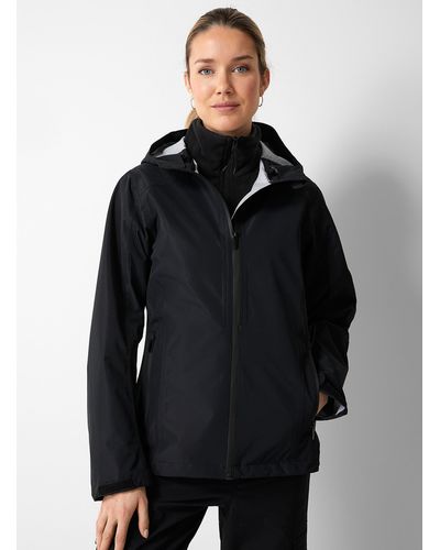 I.FIV5 Hooded Waterproof And Breathable Shell Jacket - Black
