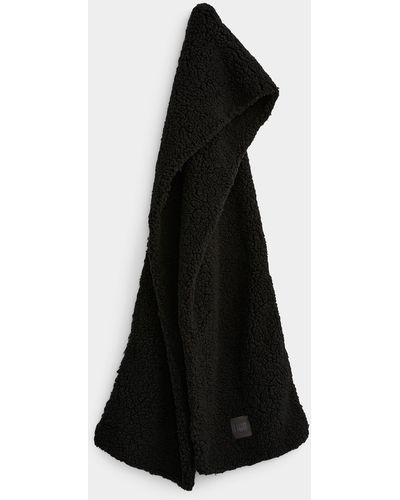 UGG Oversized Sherpa Scarf - Black