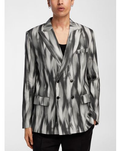 J.Lindeberg Dorian Blurred Pattern Double - Grey