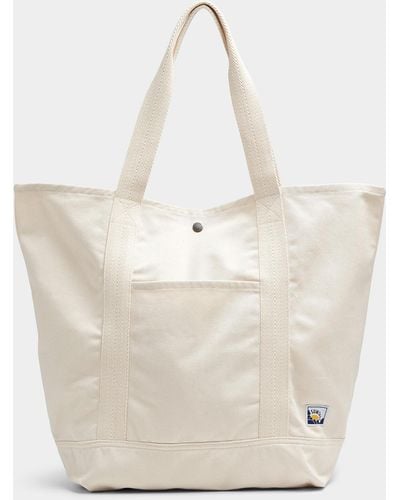 Sunspel Cotton Fabric Large Tote - Natural