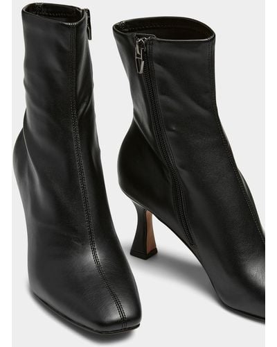 Dolce Vita Glamor Heeled Pleated Boots Women - Black