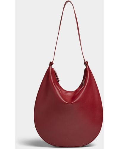 Aesther Ekme Rounded Structured Leather Hobo Bag