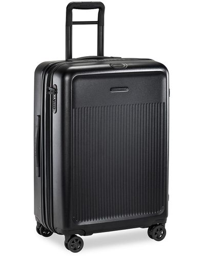 Briggs & Riley 27'' Hard Shell Expandable Suitcase With Swivel Wheels Sympatico Collection - Black