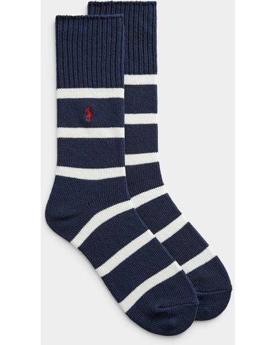 Polo Ralph Lauren Nautical Stripe Sock - Blue