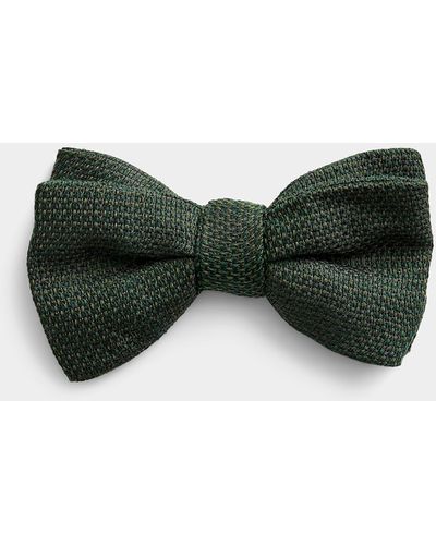 Le 31 Textured Bow Tie - Green