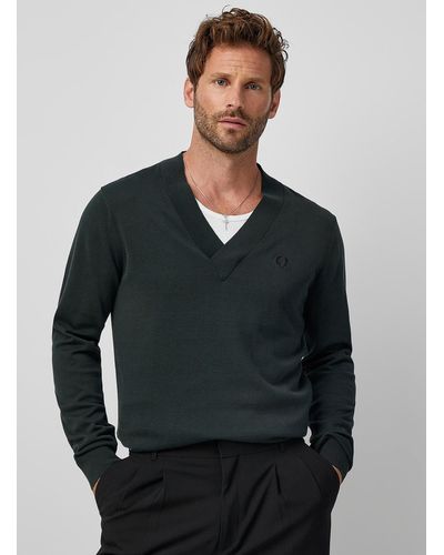 Fred Perry Deep V - Gray