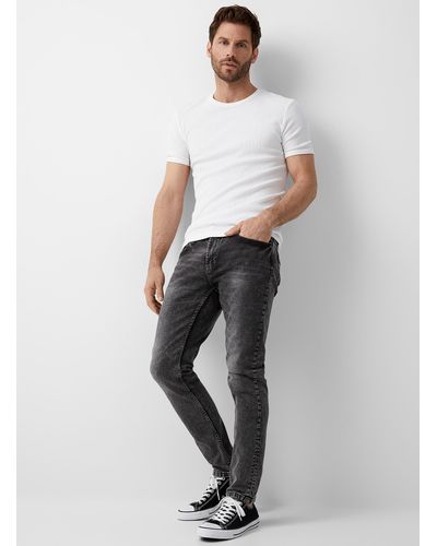 Only & Sons Loom Faded Black Jean Slim Fit - Grey