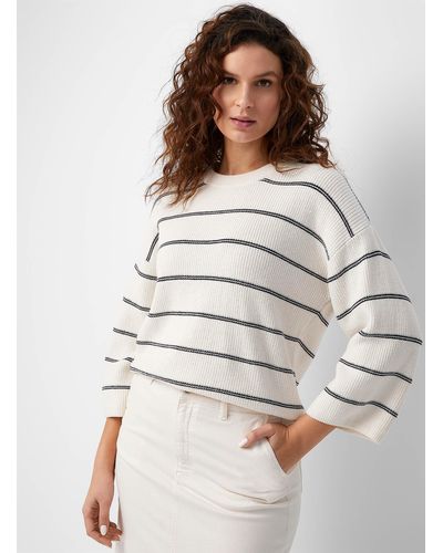 Part Two Elysia Touch Of Cashmere Sweater - White