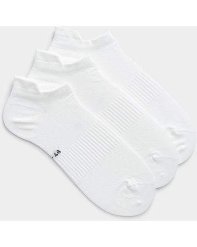 I.FIV5 Piqué Knit Multisport Socks Set Of 3 - White