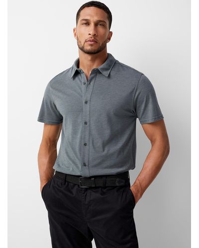 Tentree Heathered Jersey Shirt - Gray