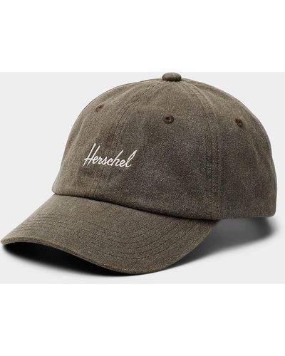 Herschel Supply Co. Logo Faded Baseball Cap - Gray