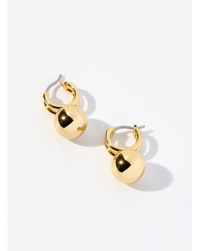 Jenny Bird Lyra Double Earrings - Metallic
