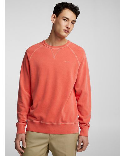 GANT Muted Color Sweatshirt - Red