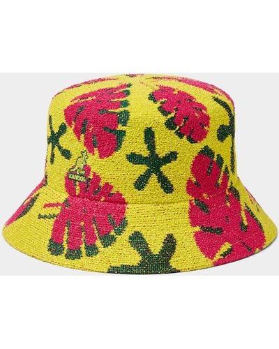 Kangol Retro Foliage Terry Bucket Hat - Multicolor
