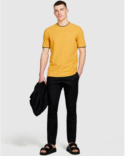 Sisley T-shirt Mit Kontrast - Mehrfarbig